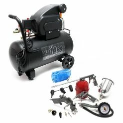 New 😉 Sans marque Compresseur 50L Set de 13 pièces Air comprimé Outil pneumatique 💯