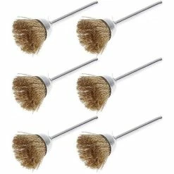 Hot Sale 😍 Tophomer 36pcs Brosse Roue de Polissage à fils d'acier Métal laiton, Brosses Pour Perceuse Outils Fil Inoxydable Métallique Rotatifs 🛒 -Sam Outillage STORE 8414852266996 5