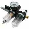 Promo 🔔 Tophomer 1.5MPa Filtre Régulateur Pression Huile/Eau Séparateur Piège Aérographe, Régulateurs Filtre Source air avec Manomètre 🌟