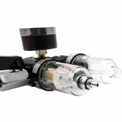 Promo 🔔 Tophomer 1.5MPa Filtre Régulateur Pression Huile/Eau Séparateur Piège Aérographe, Régulateurs Filtre Source air avec Manomètre 🌟 -Sam Outillage STORE 8414852267726 5