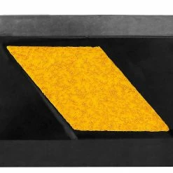 Wholesale 🛒 PrimeMatik Butoir de stationnement Arrêt roue pour parking en caoutchouc et réflecteurs 55 cm 2-pack 🧨 -Sam Outillage STORE 8434852028196 4