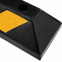 Top 10 ✨ PrimeMatik Butoir de stationnement Arrêt roue pour parking en caoutchouc et réflecteurs 55 cm 👍 -Sam Outillage STORE 8434852028196 5 1