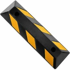 Wholesale 🛒 PrimeMatik Butoir de stationnement Arrêt roue pour parking en caoutchouc et réflecteurs 55 cm 2-pack 🧨 -Sam Outillage STORE 8434852028196 7