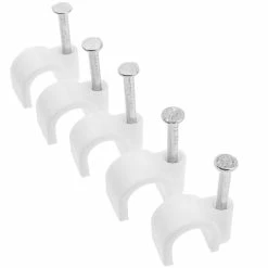 Top 10 😍 BeMatik Clips pour pour câble rond 7 mm lot de 15 unités de pince à ongles blanc 👏 -Sam Outillage STORE 8434852045414 6