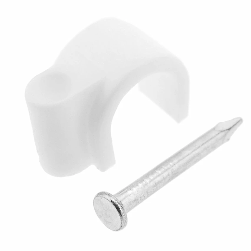 Outlet ⌛ BeMatik Clips pour pour câble rond 8 mm lot de 10 unités de pince à ongles blanc 😉 7 Outlet ⌛ BeMatik Clips pour pour câble rond 8 mm lot de 10 unités de pince à ongles blanc 😉 – Image 7