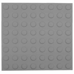 Best reviews of 🎉 PrimeMatik Pavé revêtement de sol tactile pour personnes aveugles 40x40cm avec cercles d'arrêt gris 10-pack ✔️