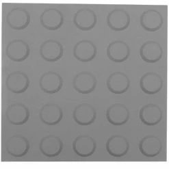 Top 10 ⌛ PrimeMatik Pavé revêtement de sol tactile pour personnes aveugles 25x25cm avec cercles d'arrêt gris 10-pack 😉