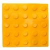 Best deal 👏 PrimeMatik Pavé revêtement de sol tactile pour personnes aveugles 25x25cm avec cercles d'arrêt jaune 10-pack 👏