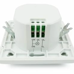 Flash Sale 🔥 BeMatik Détecteur de mouvement intégré mur 80x80mm avec contrôle du temps lumière et distance 👍 -Sam Outillage STORE 8434852055758 3