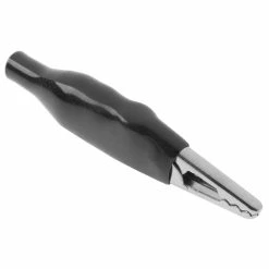 Buy 🔥 BeMatik Pince crocodile noire avec protection pour les connexions électriques ✔️ -Sam Outillage STORE 8434852063142 5