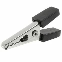 New 👍 BeMatik Pince crocodile noire avec manchons isolés pour connexions électriques 34mm ✔️