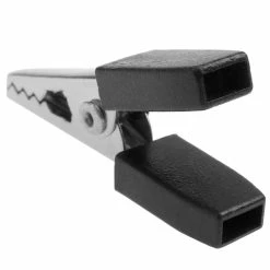 New 👍 BeMatik Pince crocodile noire avec manchons isolés pour connexions électriques 34mm ✔️ -Sam Outillage STORE 8434852063166 4