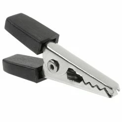 New 👍 BeMatik Pince crocodile noire avec manchons isolés pour connexions électriques 34mm ✔️ -Sam Outillage STORE 8434852063166 5