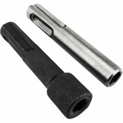 Deals 👍 BeMatik Douilles pour mandrin SDS adaptateur de prise 2 pièces 1/4" 10mm 🌟