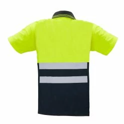 Wholesale ✨ PrimeMatik Chemise polo manche courte avec réflexion jaune bleu pour la sécurité d'emploi taille L ⭐ -Sam Outillage STORE 8434852085557 6