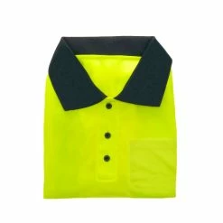 Wholesale ✨ PrimeMatik Chemise polo manche courte avec réflexion jaune bleu pour la sécurité d'emploi taille L ⭐ -Sam Outillage STORE 8434852085557 7