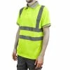 Cheapest 🛒 PrimeMatik Chemise polo manche courte avec réflexion jaune pour la sécurité d'emploi taille M 🌟