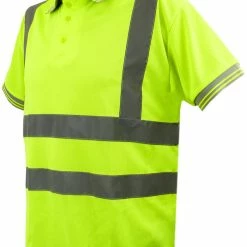 Best Sale 🎁 PrimeMatik Chemise polo manche courte avec réflexion jaune pour la sécurité d'emploi taille XL ⭐ -Sam Outillage STORE 8434852085588 6 2