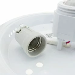 Deals 🌟 BeMatik Lampe avec détection de mouvement pour deux ampoules E27 🎉 -Sam Outillage STORE 8434852110747 7