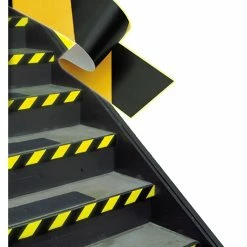 Budget ❤️ PrimeMatik Adhésif réfléchissant bande de marquage jaune 48m 5cm noir 🧨 -Sam Outillage STORE 8434852130059 3