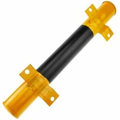 Brand new 😉 PrimeMatik Butoir de stationnement Arrêt roue pour parking en métal et réflecteurs 60 cm 🤩 -Sam Outillage STORE 8434852131810 5