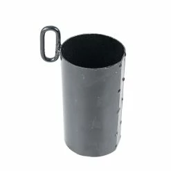 Cheap 😉 PrimeMatik Bollard d’acier cloué avec base enterré 89x750mm 💯 -Sam Outillage STORE 8434852135047 4