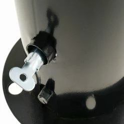 Budget ✔️ PrimeMatik Bollard en métal cloué avec base amovible 12x50 cm 1-pack 😉 -Sam Outillage STORE 8434852135122 4