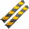 Best Pirce 😉 PrimeMatik Protecteur en caoutchouc réfléchissant de 80 cm pour les coins en noir et jaune 2-pack ❤️