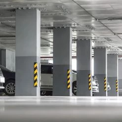 Wholesale 👍 PrimeMatik Coin protecteur voiture. Avec composition de caoutchouc et réflecteurs lié parking 79 cm 1-pack 🛒 -Sam Outillage STORE 8434852165068 3