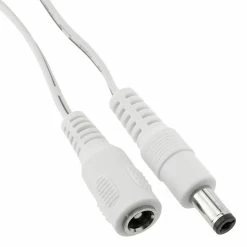 Best Sale 🎉 BeMatik Détecteur de mouvement infrarouge 5 x 4 x 2,2 cm DC blanc 🎁 -Sam Outillage STORE 8434852167949 4