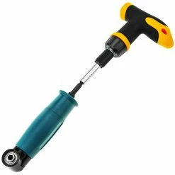 Buy 🥰 BeMatik Tournevis manuel avec design angulaire. Adaptateur hexagonal 1/4 6,35 mm pour mandrin à angle droit 👍 -Sam Outillage STORE 8434852169653 5