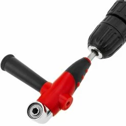 Deals 👏 BeMatik Tournevis manuel avec design angulaire. Adaptateur hexagonal 1/4 6,35 mm pour mandrin à angle droit et 4 conseils 👏 -Sam Outillage STORE 8434852169691 4