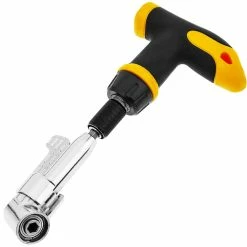 Best Sale 👏 BeMatik Tournevis manuel avec design angulaire. Adaptateur hexagonal 1/4 6,35 mm pour mandrin à angle droit et 6 conseils 😀 -Sam Outillage STORE 8434852169738 5