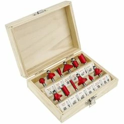 Cheapest 😀 BeMatik Coffret de 12 fraises TCT à défoncer en carbure de tungstène 1/2" pour fraiseuse ⭐