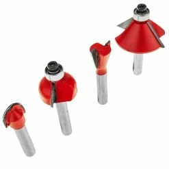 Cheapest 😀 BeMatik Coffret de 12 fraises TCT à défoncer en carbure de tungstène 1/2" pour fraiseuse ⭐ -Sam Outillage STORE 8434852169813 5