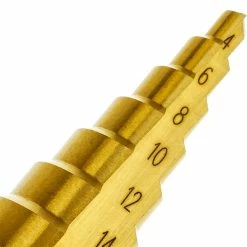 Cheapest 🎉 BeMatik Foret à étages spiral pour perceuse et meuleuse 3 pièces hélicoïdales 🎁 -Sam Outillage STORE 8434852169851 3