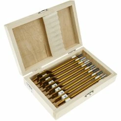 Buy 🔔 BeMatik Forets plats pour bois en boîte de 8 unités 🎁