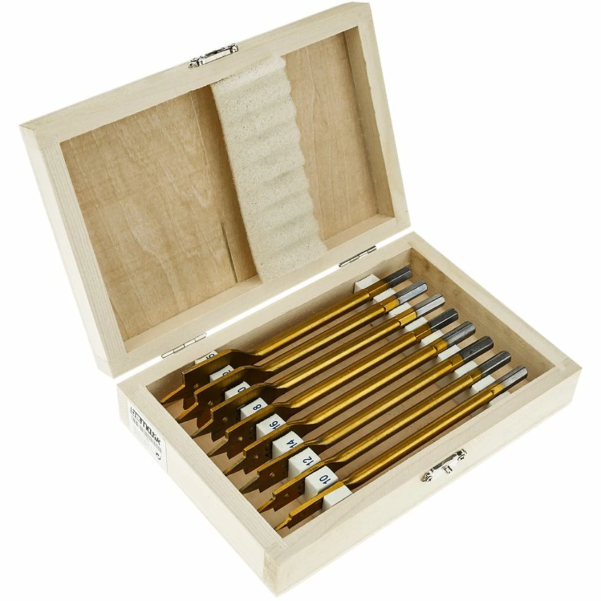 Buy 🔔 BeMatik Forets plats pour bois en boîte de 8 unités 🎁 1 Buy 🔔 BeMatik Forets plats pour bois en boîte de 8 unités 🎁