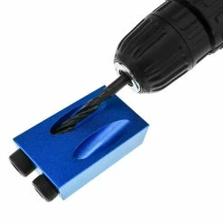 Budget 🤩 BeMatik Gabarit de trou de poche set 15 degrés. Guide de menuiserie. Positionneur de trou oblique 6 8 10 mm 🔔 -Sam Outillage STORE 8434852170178 4