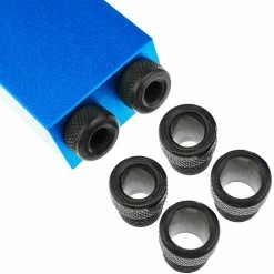 Budget 🤩 BeMatik Gabarit de trou de poche set 15 degrés. Guide de menuiserie. Positionneur de trou oblique 6 8 10 mm 🔔 -Sam Outillage STORE 8434852170178 5