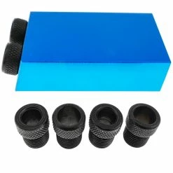 Budget 🤩 BeMatik Gabarit de trou de poche set 15 degrés. Guide de menuiserie. Positionneur de trou oblique 6 8 10 mm 🔔 -Sam Outillage STORE 8434852170178 7