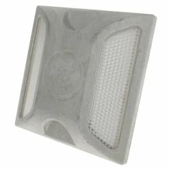 Deals 👏 PrimeMatik Réflecteur routier en aluminium pour sol double blanc 100 x 100 x 20 mm ⌛ 9 Deals 👏 PrimeMatik Réflecteur routier en aluminium pour sol double blanc 100 x 100 x 20 mm ⌛ -Sam Outillage STORE 8434852171571 5