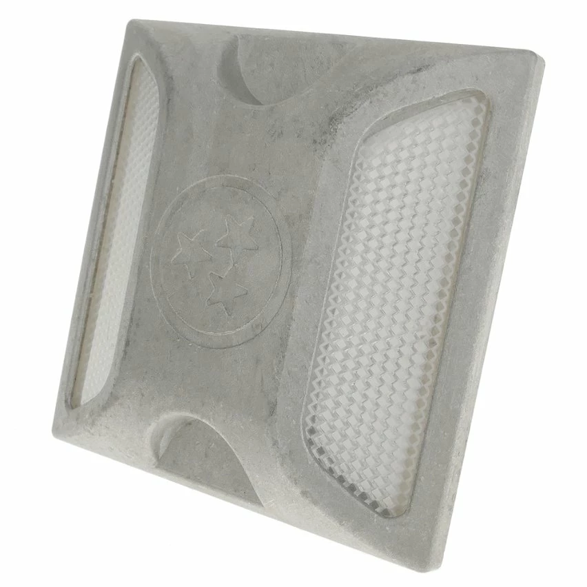 Deals 👏 PrimeMatik Réflecteur routier en aluminium pour sol double blanc 100 x 100 x 20 mm ⌛ 5 Deals 👏 PrimeMatik Réflecteur routier en aluminium pour sol double blanc 100 x 100 x 20 mm ⌛ – Image 5