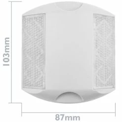 Budget đ PrimeMatik RĂ©flecteur routier 103 x 87 mm. Capteur de sol en plastique blanc â 9 Budget đ PrimeMatik RĂ©flecteur routier 103 x 87 mm. Capteur de sol en plastique blanc â -Sam Outillage STORE 8434852189682 3