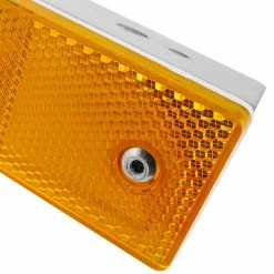 Best Sale 🤩 PrimeMatik Réflecteur routier 18 x 180 mm. Capteurs muraux en métal orange ✔️ -Sam Outillage STORE 8434852189743 6