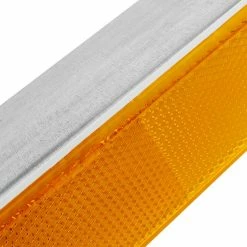 Best Sale 🤩 PrimeMatik Réflecteur routier 18 x 180 mm. Capteurs muraux en métal orange ✔️ -Sam Outillage STORE 8434852189743 7