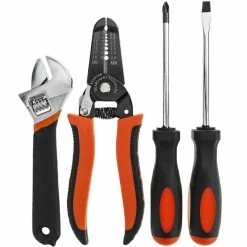 Wholesale 🧨 PrimeMatik Coffret d'outils de base de 11 pièces. Tournevis, pince à dénuder, ruban à mesurer, clé, etc. 🎁 -Sam Outillage STORE 8434852192873 5
