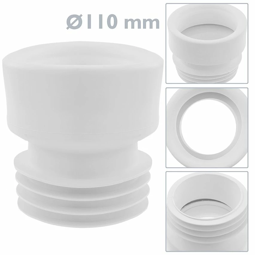 Flash Sale 😍 PrimeMatik Manchon de connexion WC droit élastique ∅ 110mm 😀 2 Flash Sale 😍 PrimeMatik Manchon de connexion WC droit élastique ∅ 110mm 😀 – Image 2