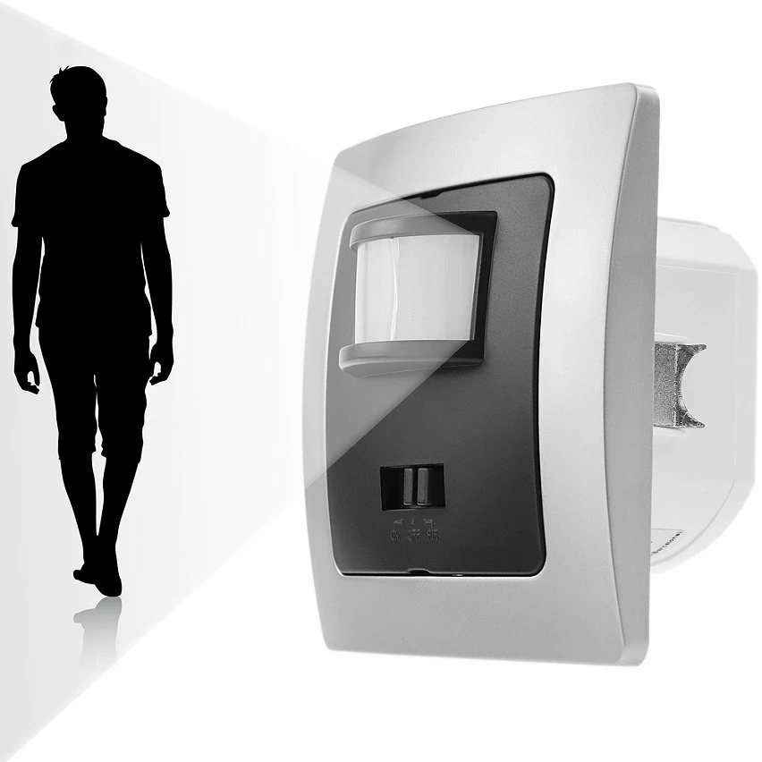 Cheapest 😍 BeMatik Détecteur/Commutateur de Mouvement Infrarouge Encastré 🔥 2 Cheapest 😍 BeMatik Détecteur/Commutateur de Mouvement Infrarouge Encastré 🔥 – Image 2