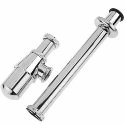 Cheap ❤️ PrimeMatik Siphon pour bouteille en laiton chromé ✔️ -Sam Outillage STORE 8434852201285 6